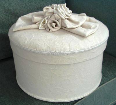 Cream Cotton Jumbo Hat Box