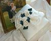 Our most popular Wedding Box design - Cream damask with choice of trimmings