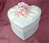 Heart Shaped Box with Pink Flowers