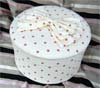 Cream and Pink "Dotty" Hat Box